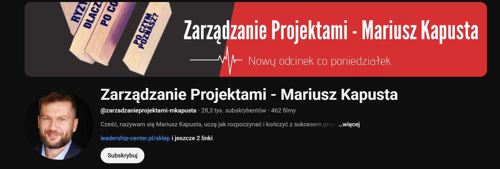 Zarządzanie projektami - Mariusz Kapusta